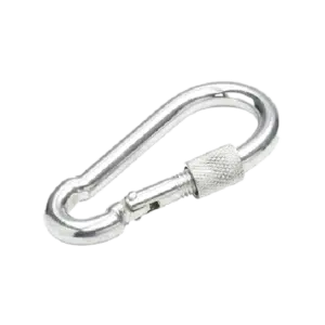 Mosquetão Galvanizado Com Parafuso 80x8mm Flux