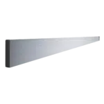 Régua Alumínio 100mm 4,50 mt Flux