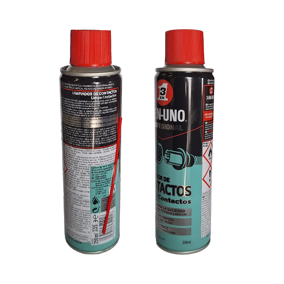 Limpa Contactos 3 em 1, 250ml, Spray - Image 2