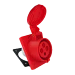 Tomada Industrial Fêmea Encastrar 3P+T 32A 400V IP44
