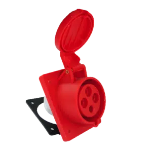 Tomada Industrial Fêmea Encastrar 3P+T 32A 400V IP44