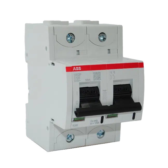 Disjuntor 2P 125A Curva-C 50KA S802P C125