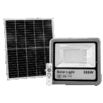 Projector LED Solar 200W 6500K Com Fotocélula e Controlo Remoto VS-SFL-B20