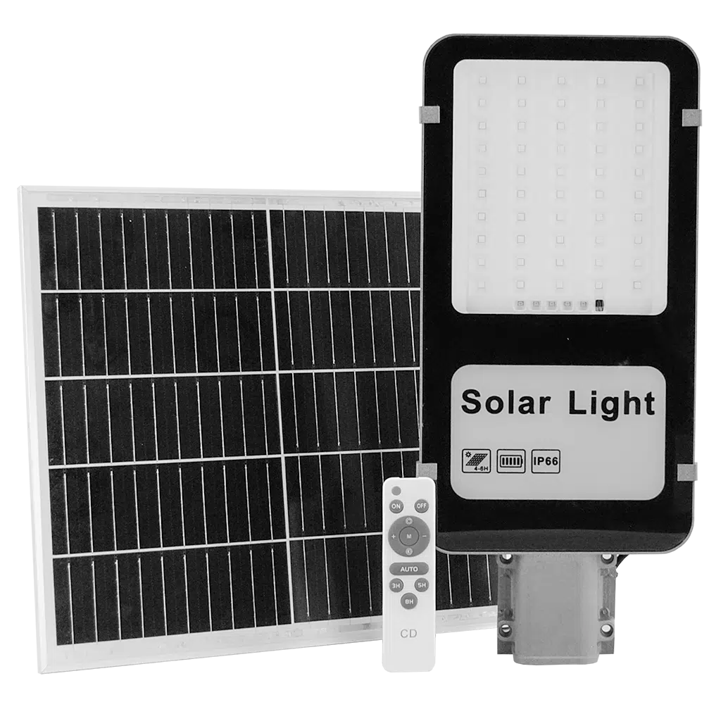 Armadura Iluminação Pública Led com Painel Solar 300W 6500K VS-SSL-H30