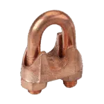 Abraçadeira Piquet de Terra Cobreada Serra/Cabos 5/8
