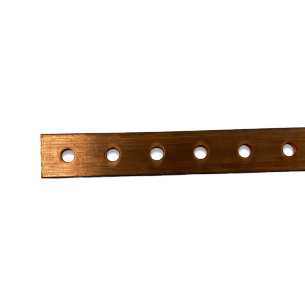 Barra de Cobre Furada 15X5X2000MM M6 9123152758