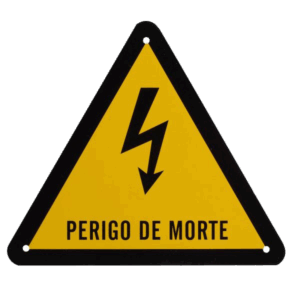 Placa Perigo de Morte 9123702130