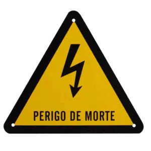 Placa Perigo de Morte 9123702130