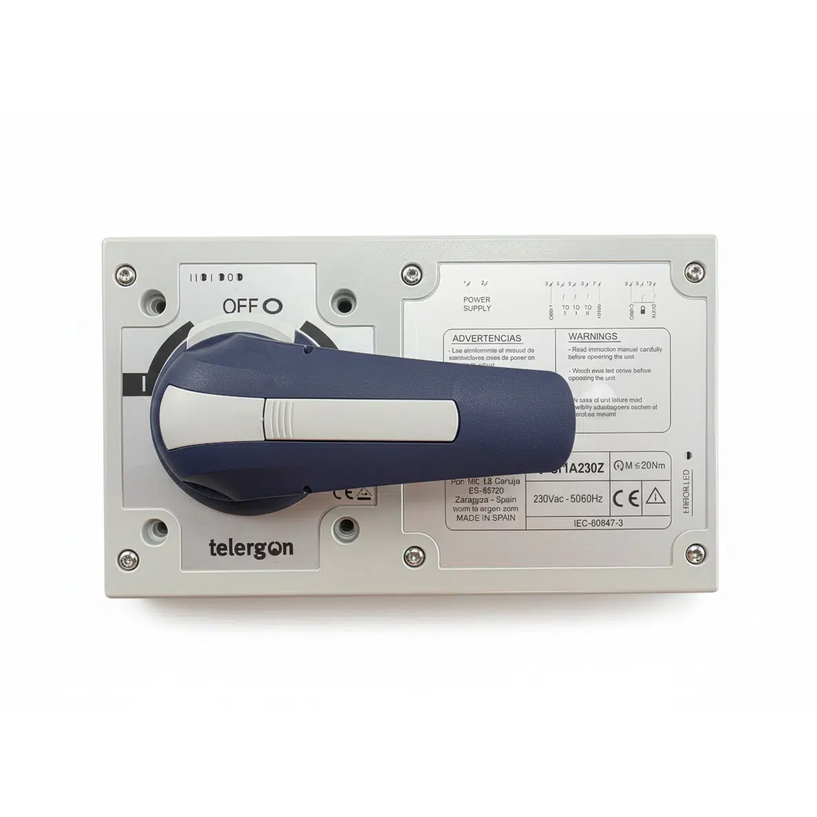 Interruptor motorizado P/ Inversor CCF 200-400A 230VAC UM-C1A230Z