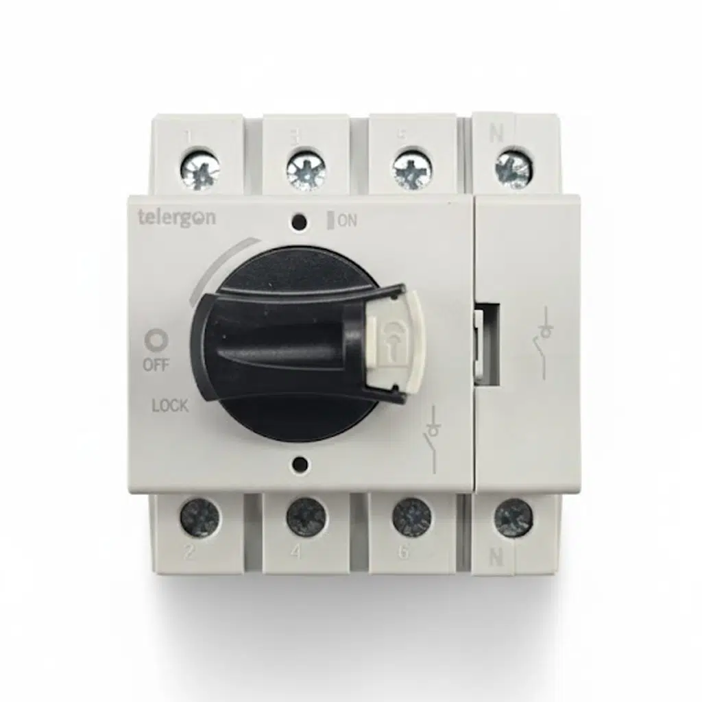 Interruptor Geral 3P+N 63A PUNHO DIREC Telergon S3-00633N1DB