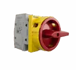 Interruptor Geral 3P+N 80A manípulo vermelho Telergon S3-00803N4PM
