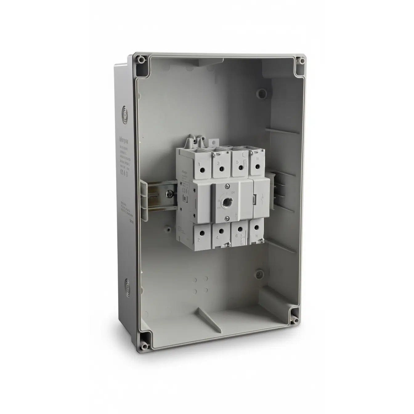 Interruptor Seccionador 3P+N 25A compacto em caixa plástica, manípulo vermelho. TELERGON S3-00253N4EP - Image 2