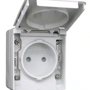 Efapel Tomada 2P Obturador 48122 CZ CCZ Estanque