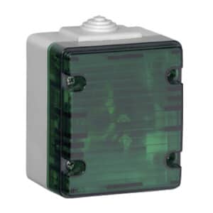 Efapel Sinalizador Baixo CZ/VM 48362 CINZENTO/VERMELHO CZM Estanque