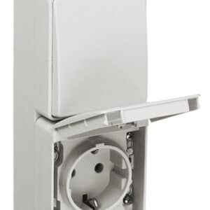 Efapel Comutador ESCADA+TOMA48861 CZ Schuko Vert CCZ Estanque