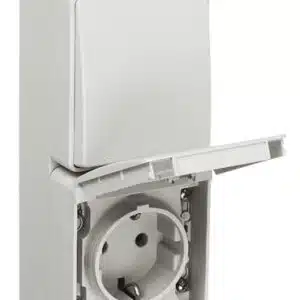 Efapel Comutador ESCADA+TOMA48861 CZ Schuko Vert CCZ Estanque