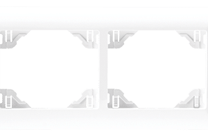 Efapel Espelho Duplo Horizontal 70921 ANTRACITE/OURO TAO