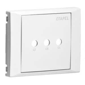 Efapel Centro Modular Auxiliar 70853 BR 3 Canais Estereo TBR