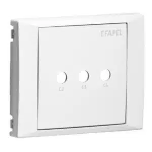 Efapel Centro Modular Auxiliar 70853 BR 3 Canais Estereo TBR