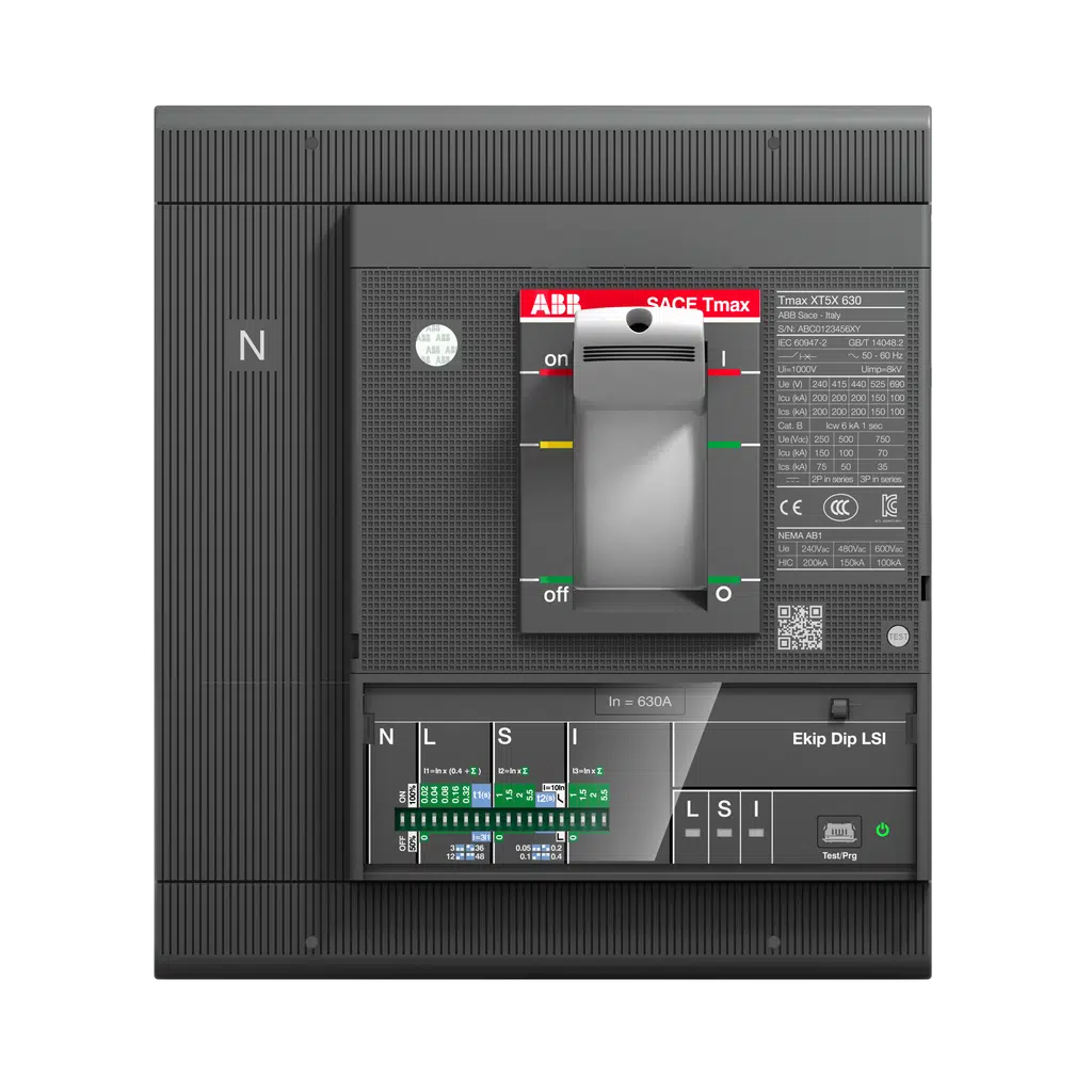 ABB Disjuntor XT5N 4P 630A 36KA Ekip DIP LS/I 1SDA100397R1