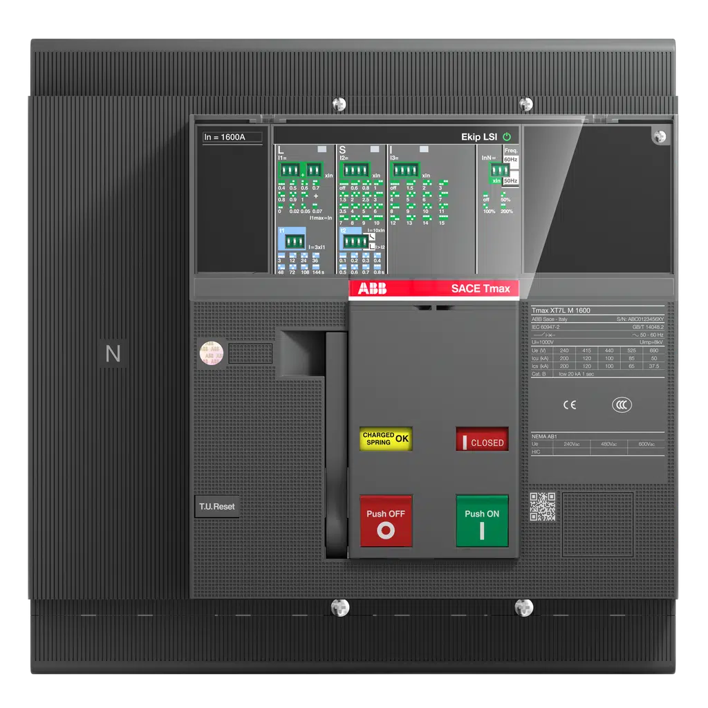 ABB Disjuntor XT7S M 4P 1250A 50KA Ekip DIP LS/I 1SDA101656R1