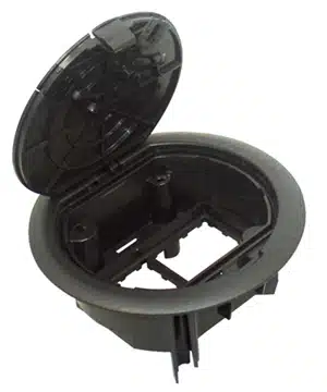 Efapel Caixa Chão 4 MOD Interruptor Cinzenta 83002 CCZ