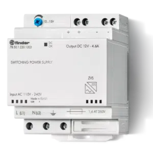 Finder F. Alimentacao 12VDC 4.2A INPUT:220VAC 78.50.1.230.1202