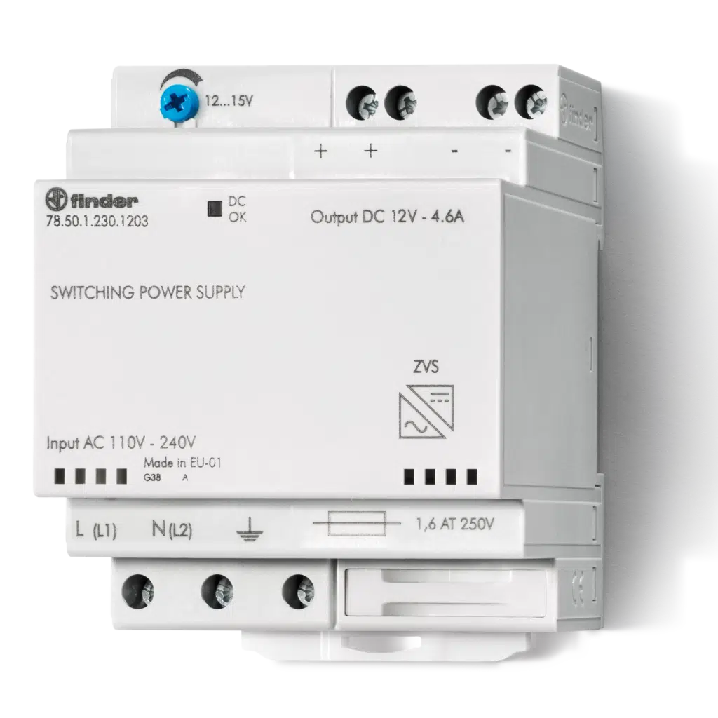 Finder F. Alimentacao 12VDC 4.2A INPUT:220VAC 78.50.1.230.1202