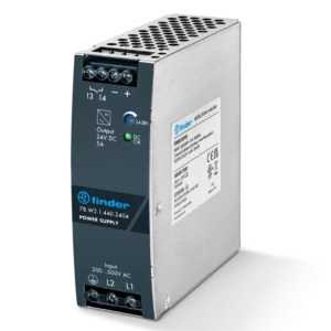 Finder F. Alimentacao 24VDC 5A 400V 2FASE 78.W2.1.440.2404