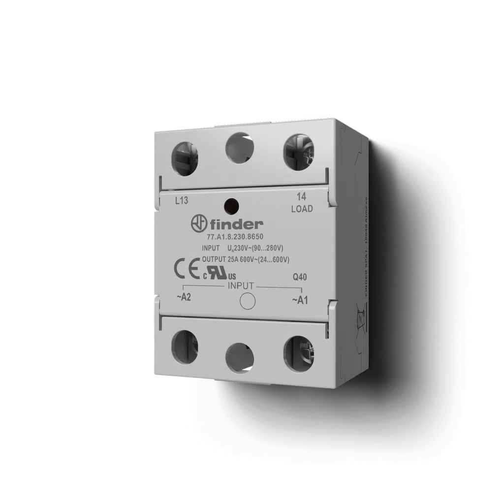 Finder Rele Estado Solido 1P 125A CONT:24VDC 77.H1.9.024.8650
