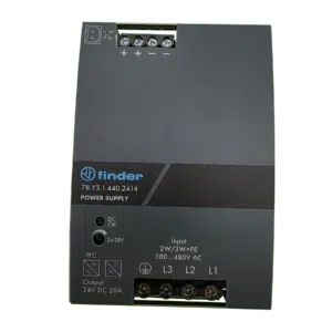 Finder F. Alimentacao 24VDC 20A 3FASE 78.Y3.1.440.2414